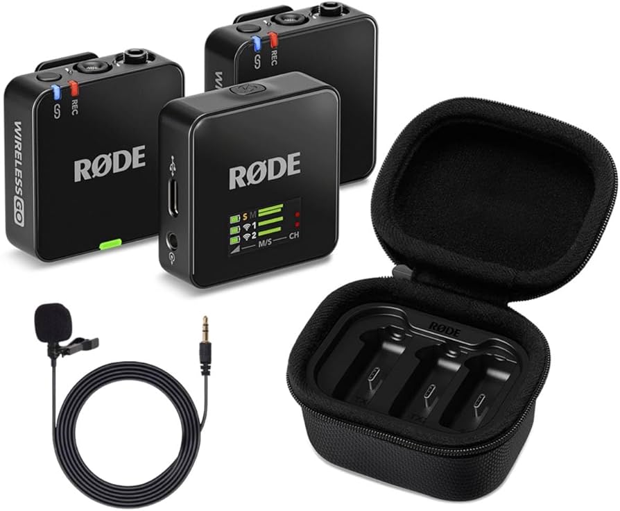 Amazon.com: Rode Wireless GO GEN 3 Compact Microphone System with